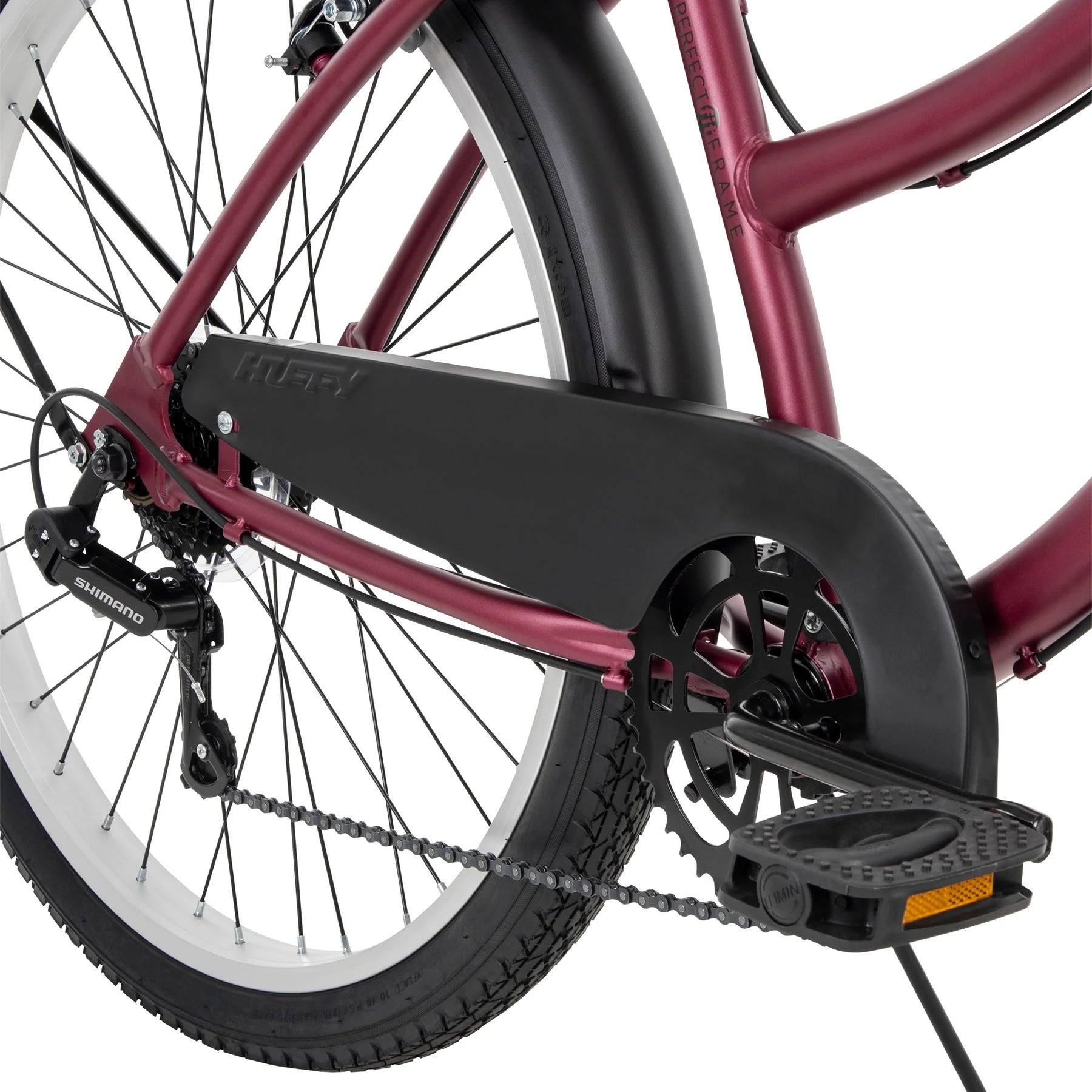 26" Huffy Lockland Cruiser Bike, 7 - Speeds, Padded Saddle, Pink, Ages 12+